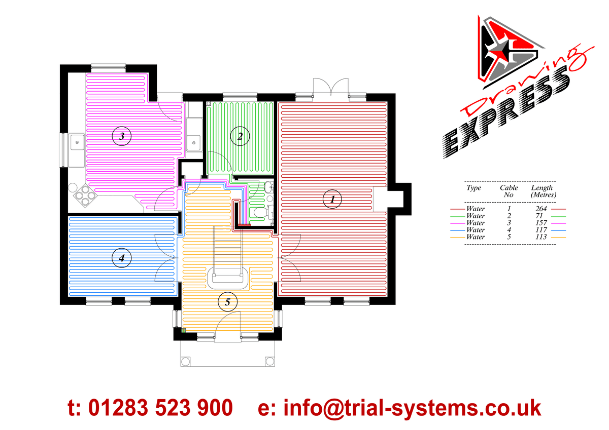 Underfloor Heating interface preview